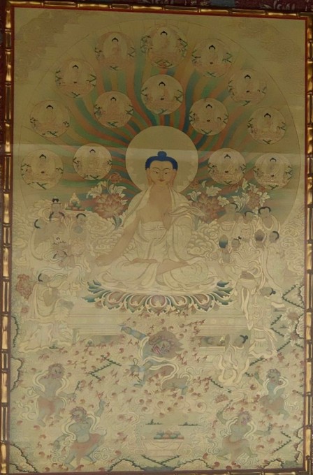 五彩彌勒佛（唐卡）
